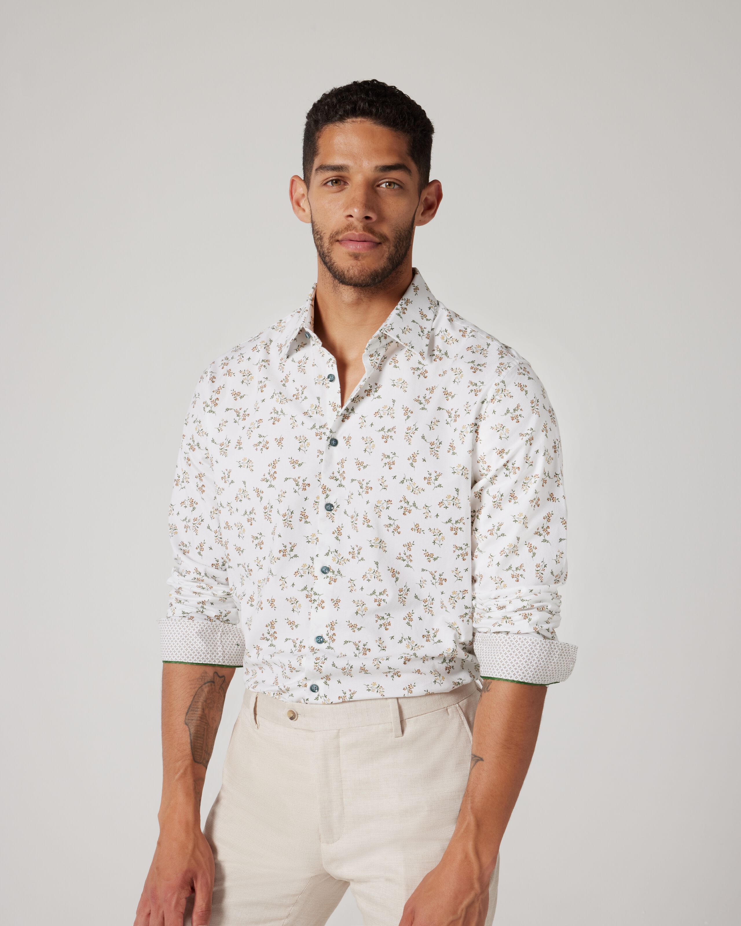Dressy sales white shirt